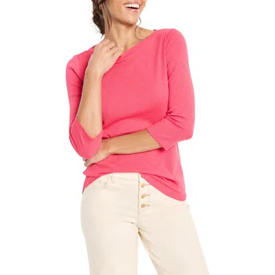 Nzt By Nic+zoe Boat Neck T-shirt