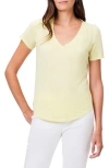 Nzt By Nic+zoe Cotton & Modal V-neck T-shirt In Citrus