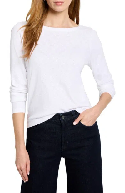 Nzt By Nic+zoe Cotton Blend T-shirt In White