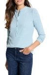 Nzt By Nic+zoe Cozy Long Sleeve Henley In Starlight
