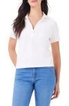 Nzt By Nic+zoe Johnny Collar Stretch Cotton Polo