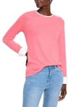 Nzt By Nic+zoe Cozy Cuffed Sweater In Punch
