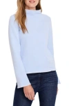Nzt By Nic+zoe Lounge Around Funnel Neck Fleece Sweatshirt