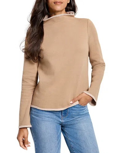 Nzt By Nic+zoe Nzt Nic+zoe Lounge Around Top In Mochachino