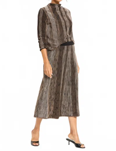 Nzt By Nic+zoe Ombre Pixel Knit Sweater In Neutral/multi