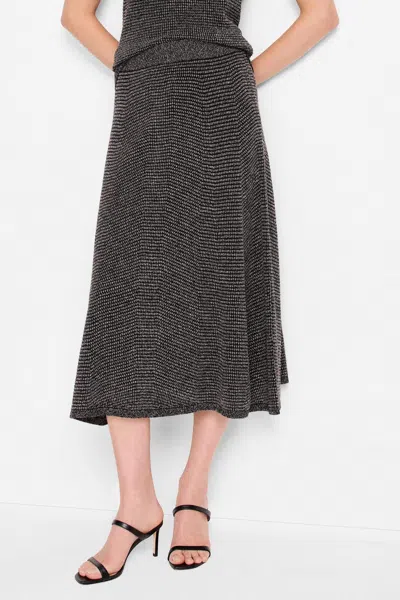 Nzt By Nic+zoe Pixel Knit Skirt In Neutral Multi In Gray