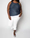 Nzt By Nic+zoe Sequin Tank In Dark Indigo In Purple