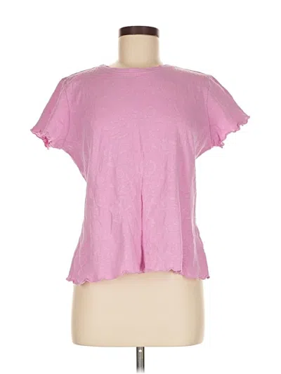Pre-owned Nzt By Nic+zoe Short Sleeve T-shirt In Pink