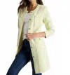 Nzt By Nic+zoe Textured Statement Jacket In Green Mix In Green