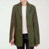O&l Womens Midweight Coat In Green