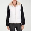 O&l Womens Reversible Heavyweight Puffer Vest In White