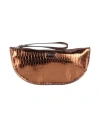 O Bag Woman Handbag Copper Size - Polyurethane, Pes - Polyethersulfone, Cotton, Stipa Tenacissima In Orange