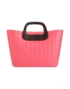 O Bag Woman Handbag Coral Size - Rubber In Red