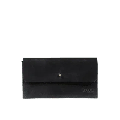 O My Bag Pixie's Pouch Fold Over Wallet, Black In Black