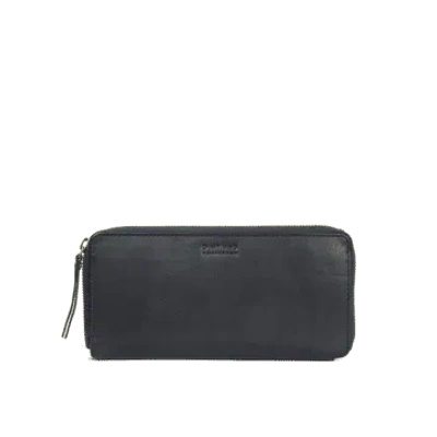 O My Bag Sonny Black Stromboli Leather Long Wallet