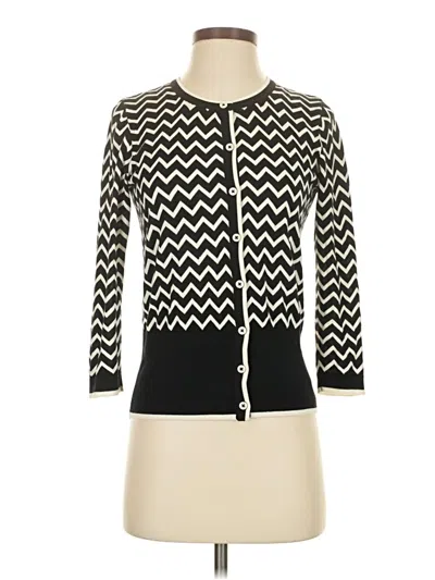 Pre-owned O, Oprah Magazine Collection For Talbots Cardigan Sweater In Black