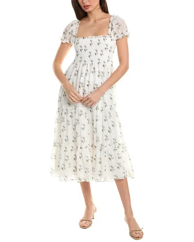 O.p.t. Cypress Midi Dress In White