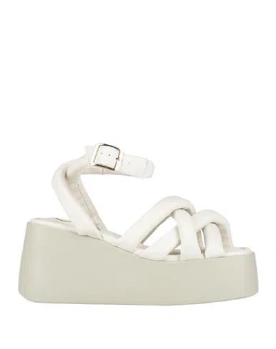Oa Non-fashion Woman Sandals Off White Size 6 Calfskin