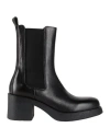 Oa Non-fashion Woman Ankle Boots Black Size 10 Calfskin