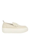 Oa Non-fashion Woman Loafers Off White Size 11 Leather