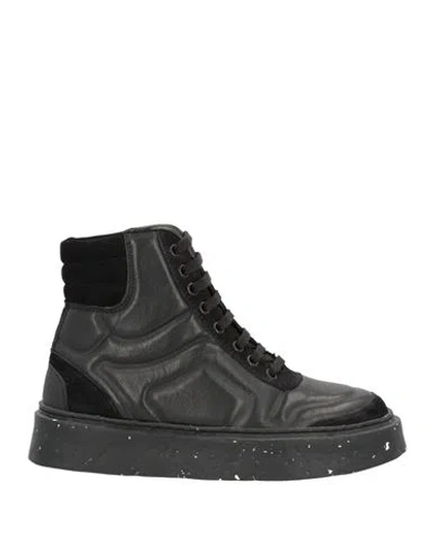 Oa Non-fashion Woman Sneakers Black Size 8 Leather