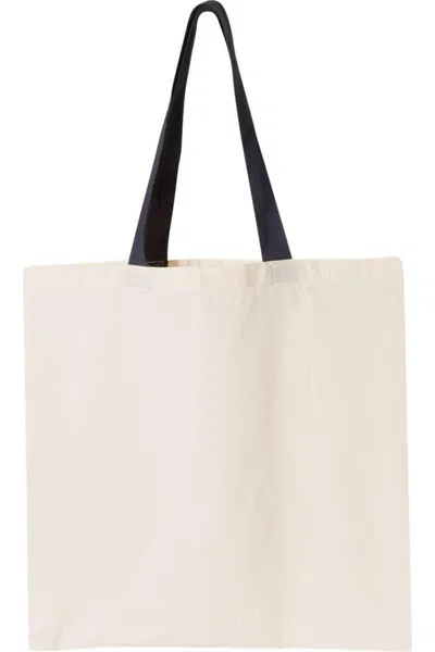 Oad Contrast-color Handle Tote In Multi