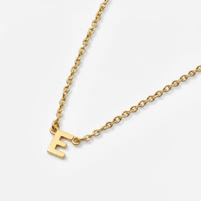 Oak & Luna Inez Initial Necklace- Gold Plating