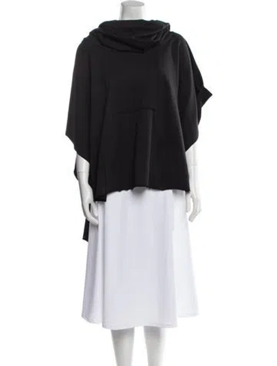 Pre-owned Oak Cowl Neck Sweater In Black