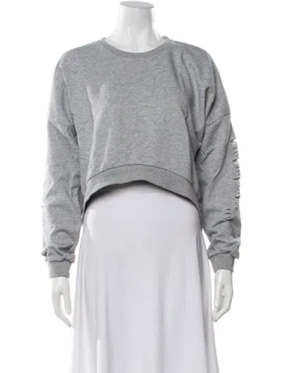 Pre-owned Oak Crew Neck Sweater In Gray