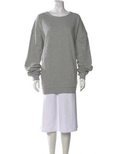 Pre-owned Oak Crew Neck Sweater In Gray