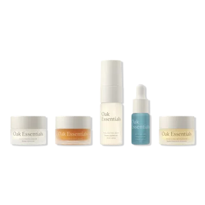 Oak Essentials Mini Routine: 5-step Travel-size Skin Gift Set