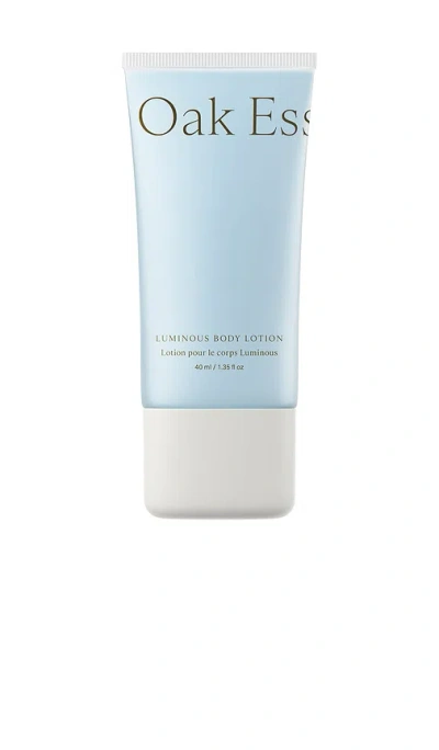 Oak Essentials Travel Luminous Body Lotion In Blue