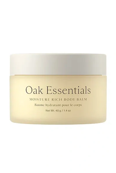 Oak Essentials Travel Moisture Rich Body Balm In Transparent