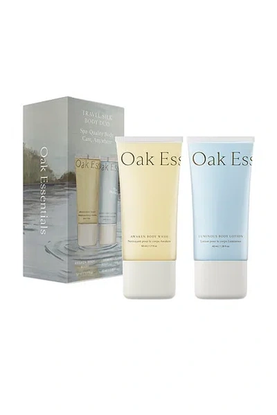 Oak Essentials Travel Silk Body Duo In Transparent