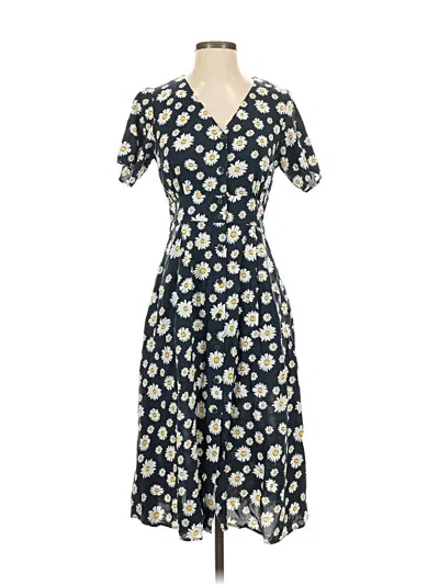 Pre-owned Oak+fort Casual Dress In Blue