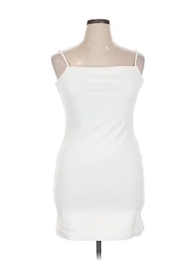 Pre-owned Oak+fort Cocktail Dress In White