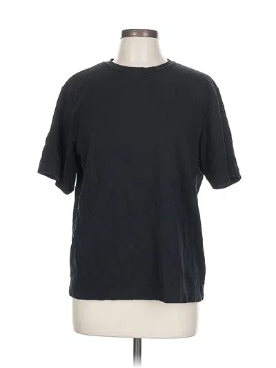 Pre-owned Oak+fort Short Sleeve T-shirt In Black