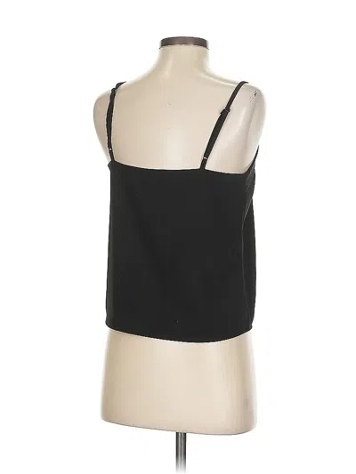 Pre-owned Oak+fort Sleeveless Top Black Halter Neckline Tops