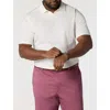 Oak Hill By Dxl Big & Tall 37.5® Technology Notched Performance Polo Shirt In White