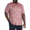 Oak Hill By Dxl Big & Tall Big Floral Sport Shirt