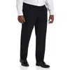 Oak Hill Easy Stretch Pleated Dress Pants In Navy