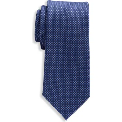 Oak Hill By Dxl Big & Tall Geometric Dotted Tie In Blue