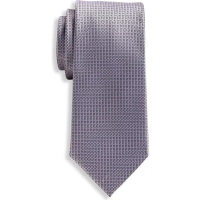 Oak Hill By Dxl Big & Tall Geometric Dotted Tie In Pink