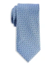 Oak Hill By Dxl Big & Tall Geometric Link Patterned Tie In Blue