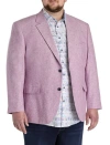 Oak Hill By Dxl Big & Tall Jacket-relaxer Linen-blend Sport Coat