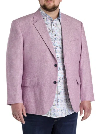 Oak Hill By Dxl Big & Tall Jacket-relaxer Linen-blend Sport Coat