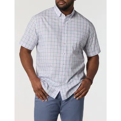 Oak Hill By Dxl Big & Tall Large Plaid Tech Sport Shirt V2 In Multi