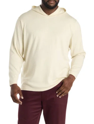 Oak Hill By Dxl Big & Tall Lightweight Performance Hoodie In White