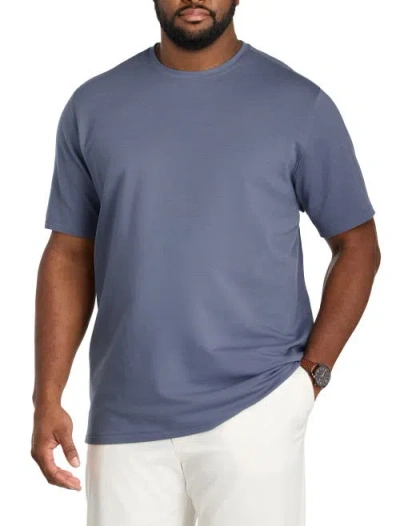 Oak Hill By Dxl Big & Tall Luxury T-shirt In Blue