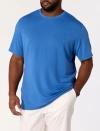 Oak Hill By Dxl Big & Tall Luxury T-shirt In Blue